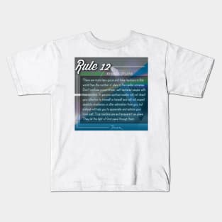 40 RULES OF LOVE - 12 Kids T-Shirt